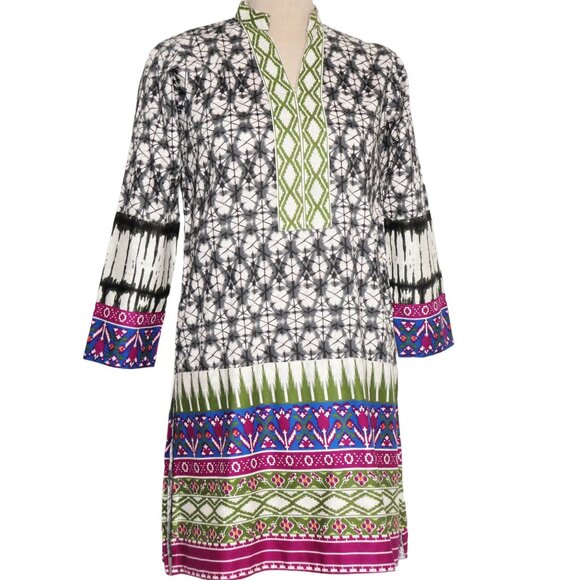 Khaadi Pret Multi coloured  100% Cotton Women Tunic Size 10 - Picture 1 of 10